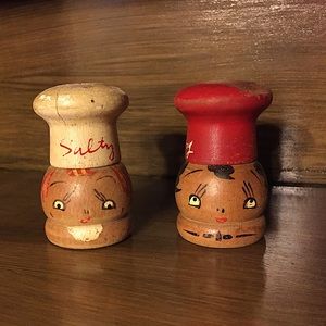 Vintage Ice Cube Crusher & Salt & Pepper Shakers